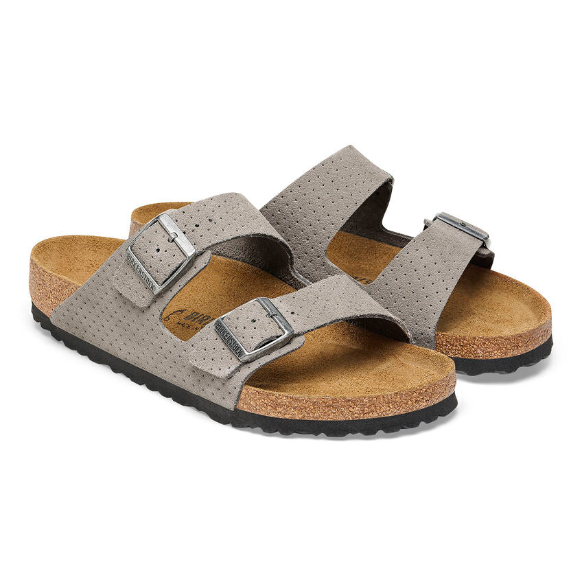 BIRKENSTOCK BEAMS別注 Suede Arizona Arizona Suede Embossed Dotted Stone Coin | BIRKENSTOCK