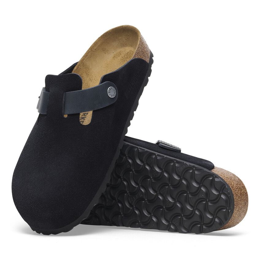 Birkenstock Boston Mixed Leather – Walking Depot