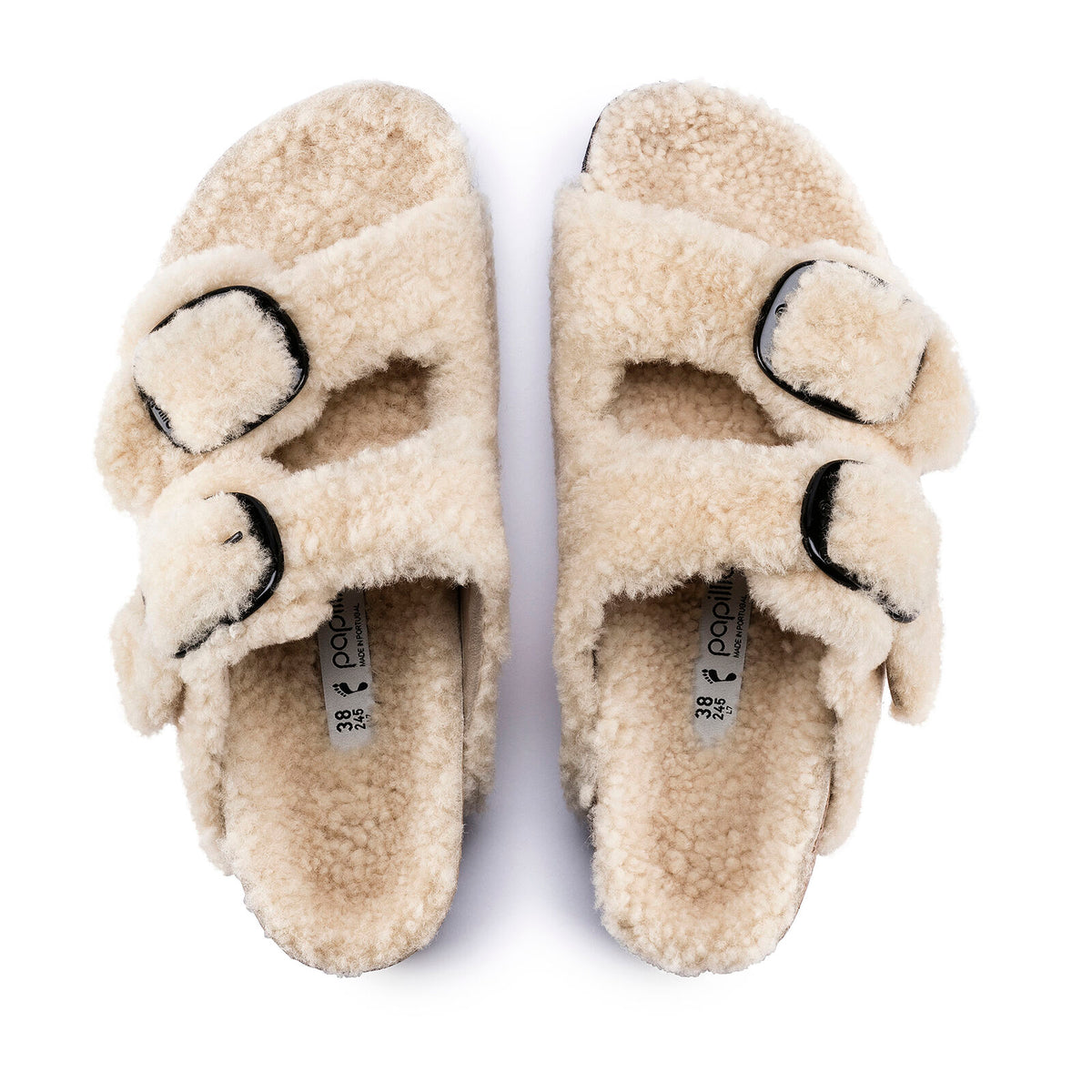 Birkenstock Arizona Big Buckle Platform Teddy Walking Depot