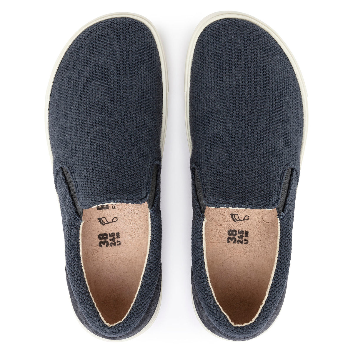 Birkenstock Oswego Suede Leather Casual Shoes Footbed Made in Portugal Size 11 Birkenstock Oswego midnight suede main image 2