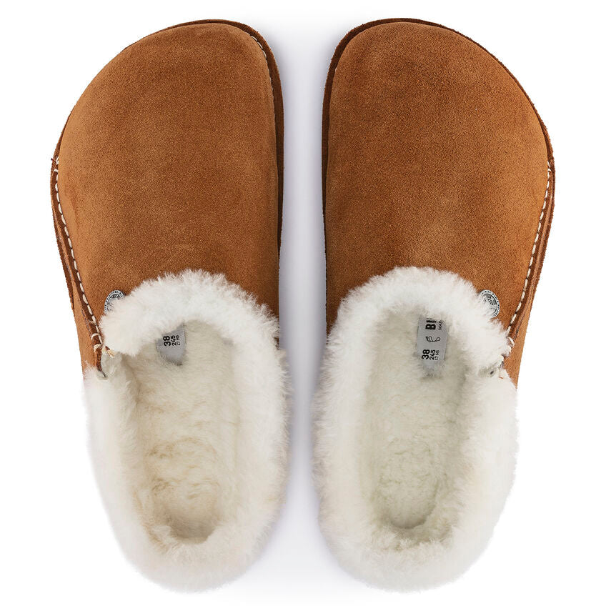 Birkenstock sheepskin slippers discount