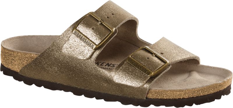 Birkenstock arizona washed metallic gold outlet