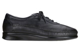 SAS Traveler in Black Leather - Side View