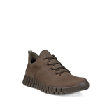 Brown sneaker on a white background