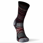 Smartwool Hike Light Cushion Mountain Range Pattern Crew Socks