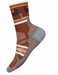 Smartwool Women's Hike Light Cushion Castle Peak Pattern Mid Crew Socks