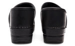 Dansko Wide Pro in Black Cabrio - Rear View