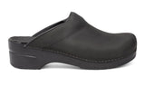 Dansko Karl in Black Oiled Leather - Outside View