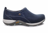 Dansko Patti in Navy Milled Nubuck - Outside View