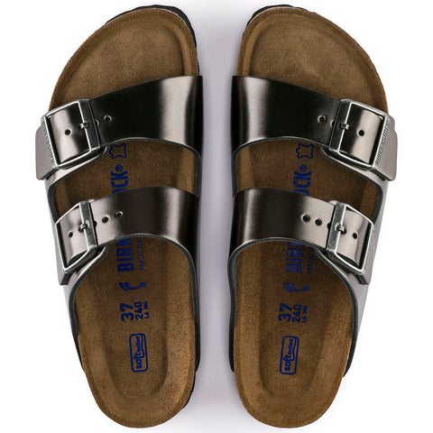 BIRKENSTOCK Arizona Soft Footbed Sandal in Metallic Copper