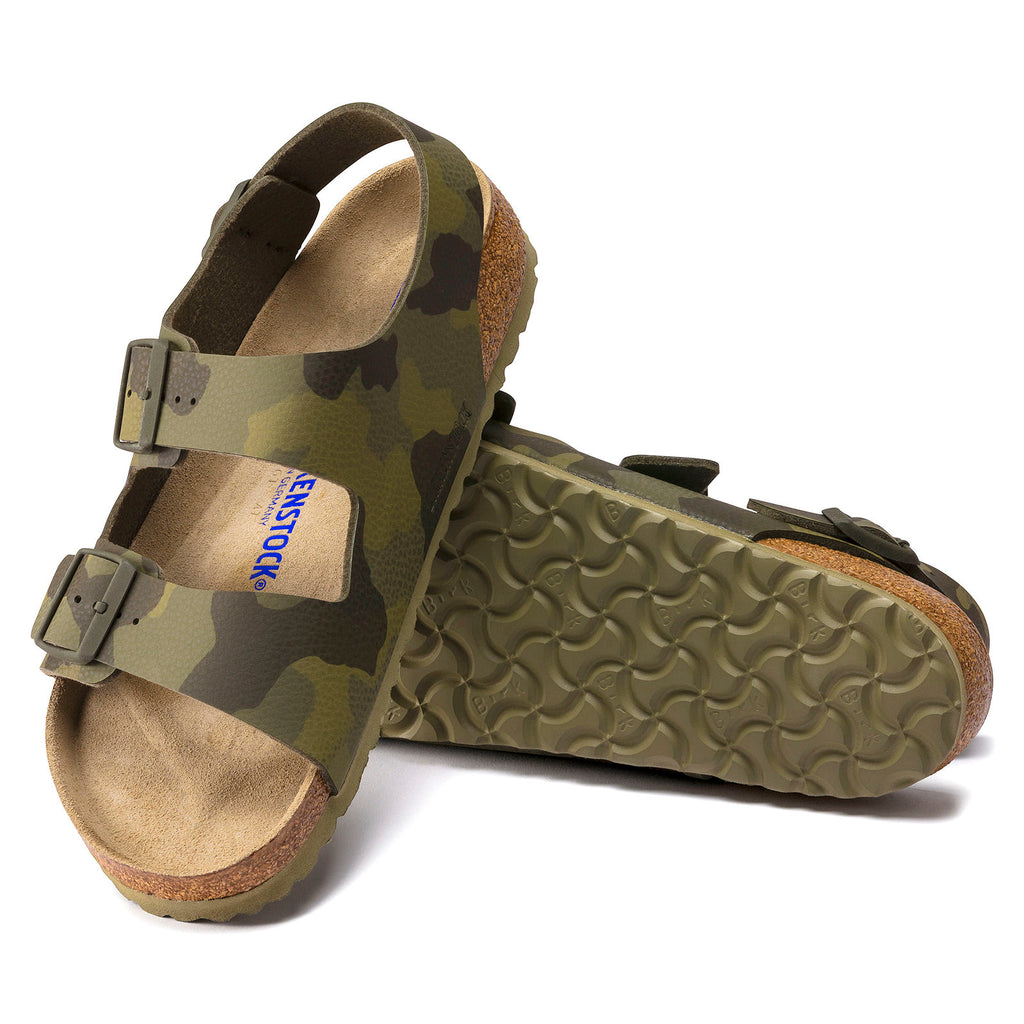 Birkenstock desert soil camouflage green on sale
