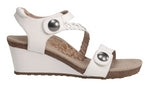 Aetrex Naya in White - Outside View