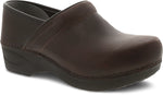 Dansko XP 2.0 in Brown Waterproof Pull Up Leather - Right 3/4 View