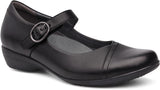 Dansko Fawna in Black Milled Nappa - Right 3/4 View