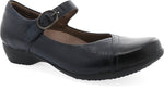 Dansko Fawna in Navy Burnished Calf - Right 3/4 View