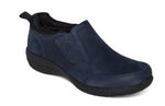 Aetrex Tyra in Navy - Right 3/4 View