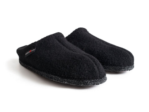 Haflinger AS Slipper in Black