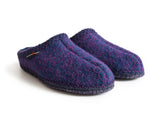Haflinger AS Slipper in Purple Speckle