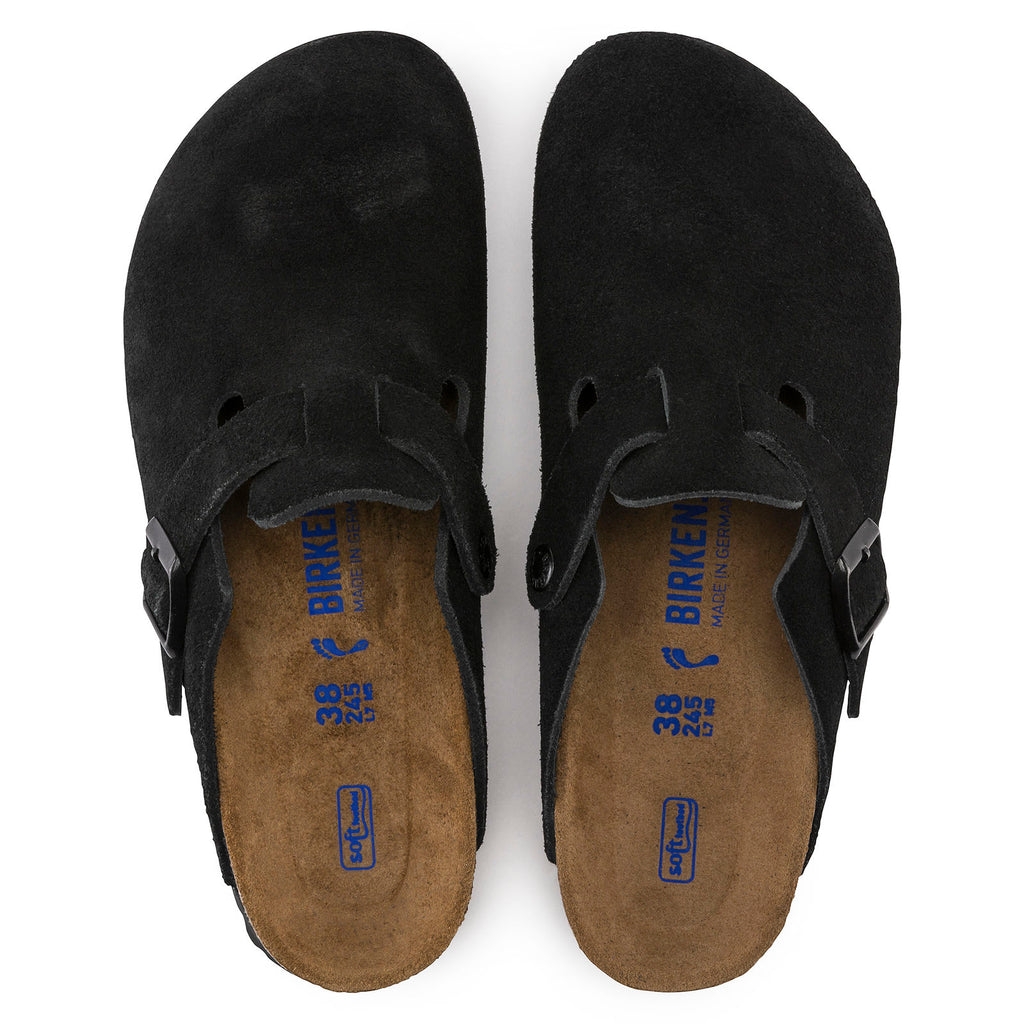 Birkenstock Boston Soft Footbed - Suede – Walking Depot