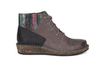 Aetrex Jolie Sweater Boot in Charcoal - Outside View