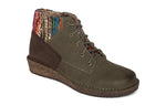 Aetrex Jolie Sweater Boot in Hunter Green - Right 3/4 View