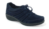 Aetrex Laney in Navy - Right 3/4 View