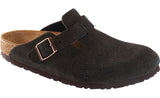 Birkenstock Boston in Mocha Suede