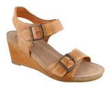 Taos Buckle Up in Camel - Right 3/4 View