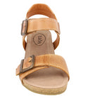 Taos Buckle Up in Camel - Front View