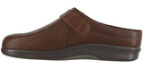 SAS Clog in Woven Brown Leather - Side View