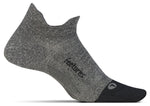 Feetures Elite Ultra Light No Show Tab sock in Gray