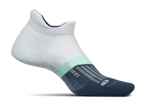 Feetures Elite Ultra Light No Show Tab sock in Morning Mist