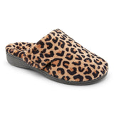 Vionic Gemma Slipper in Natural Leopard - Right 3/4 View