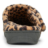 Vionic Gemma Slipper in Natural Leopard - Rear View