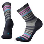 Smartwool Women's Jovian Stripe in Deep Navy / Mauve Heather