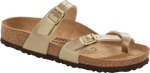 Birkenstock Mayari in Gold Birko-Flor