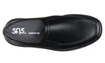 SAS Diplomat in Black Leather - Top View