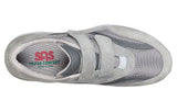 SAS J-V Mesh in Gray Suede - Top View