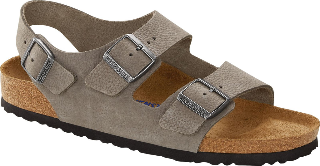 Birkenstock Milano Soft Footbed - Nubuck – Walking Depot display picture 1