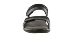 SAS Nudu Slide in Midnight Leather - Front View