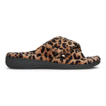 Vionic Relax Slipper in Natural Leopard - Outside View