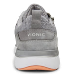 Vionic Remi Casual Sneaker in Slate Grey - Rear View