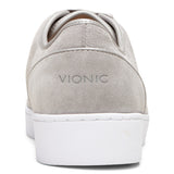 Vionic Keke Sneaker in Light Grey Suede