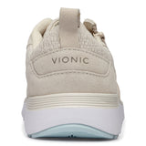 Vionic Remi Casual Sneaker in Cream - Rear View