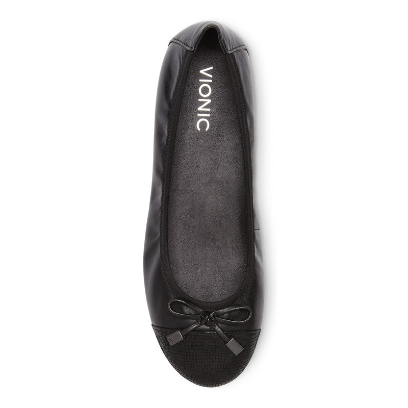 Minna ballet flat black 2025