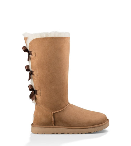Ugg bailey hotsell bow tall chestnut