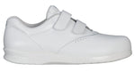 SAS Me Too in White Leather - Side View