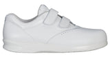 SAS Me Too in White Leather - Side View