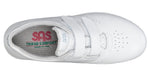 SAS Me Too in White Leather - Top View