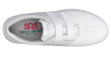 SAS Me Too in White Leather - Top View